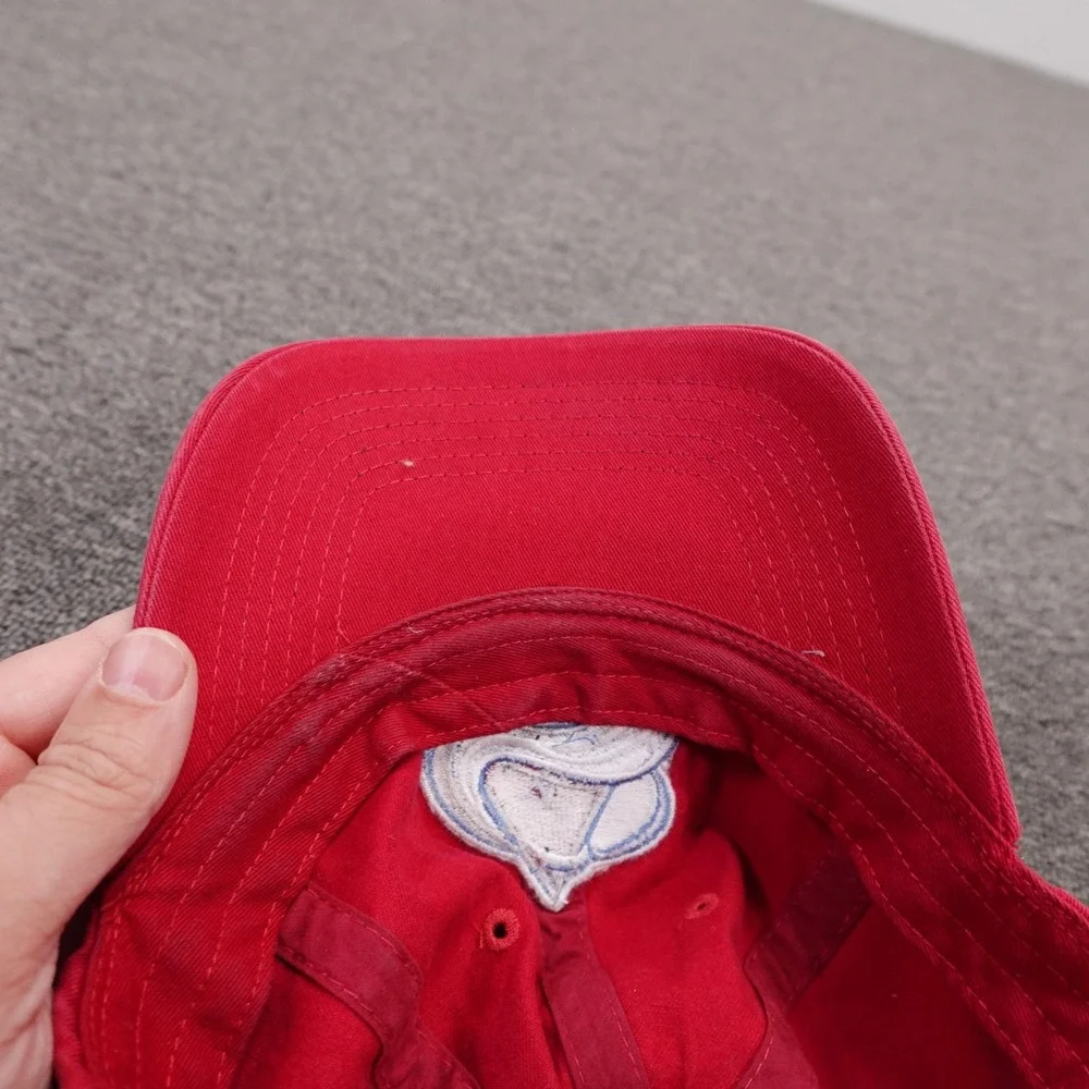 Colorado Avalanche Hat Cap Strap Back Mens One Size Dad Hat Red NHL Hockey